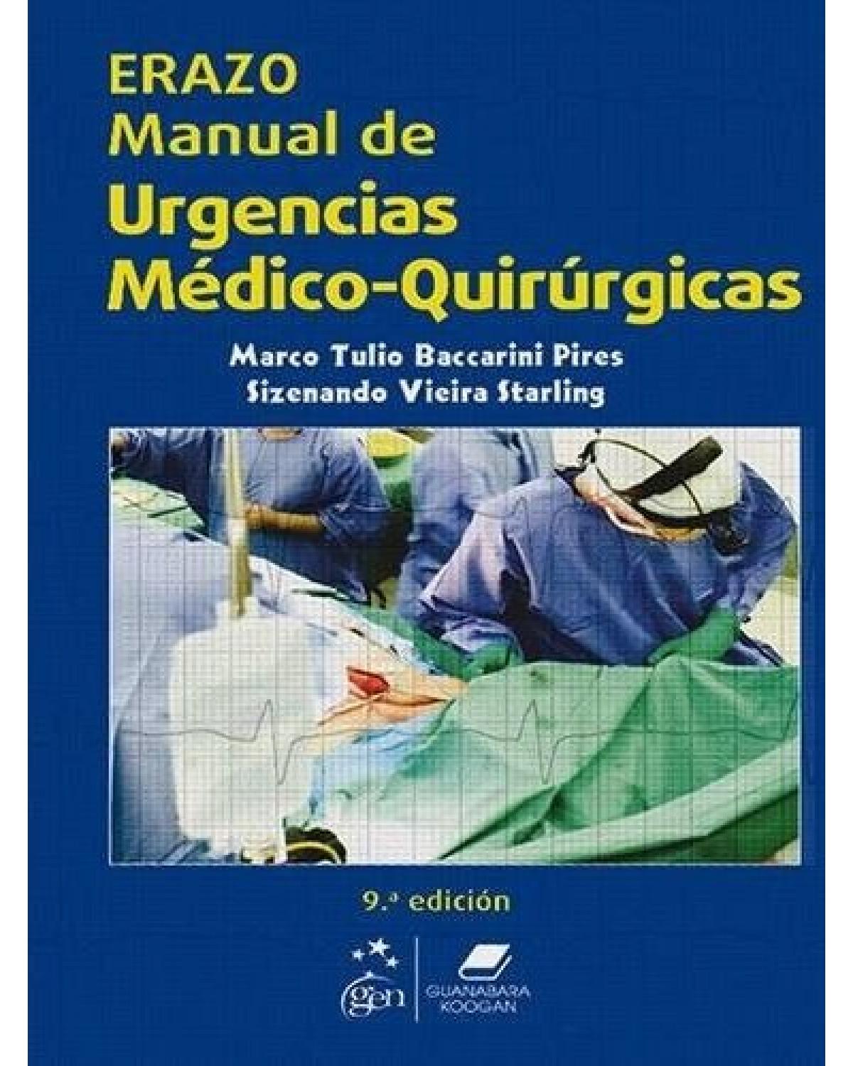 Erazo - Manual de urgencias médico-quirúrgicas - 9ª Edição | 2012