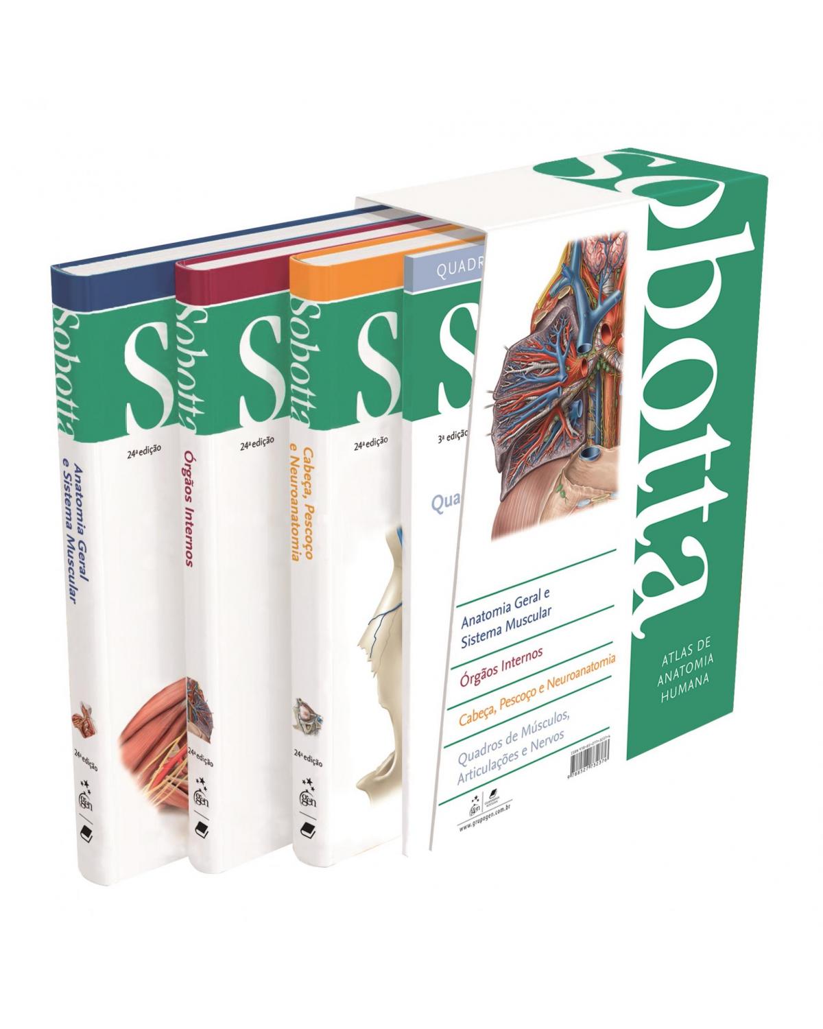 Sobotta - Atlas de anatomia humana - 24ª Edição | 2018