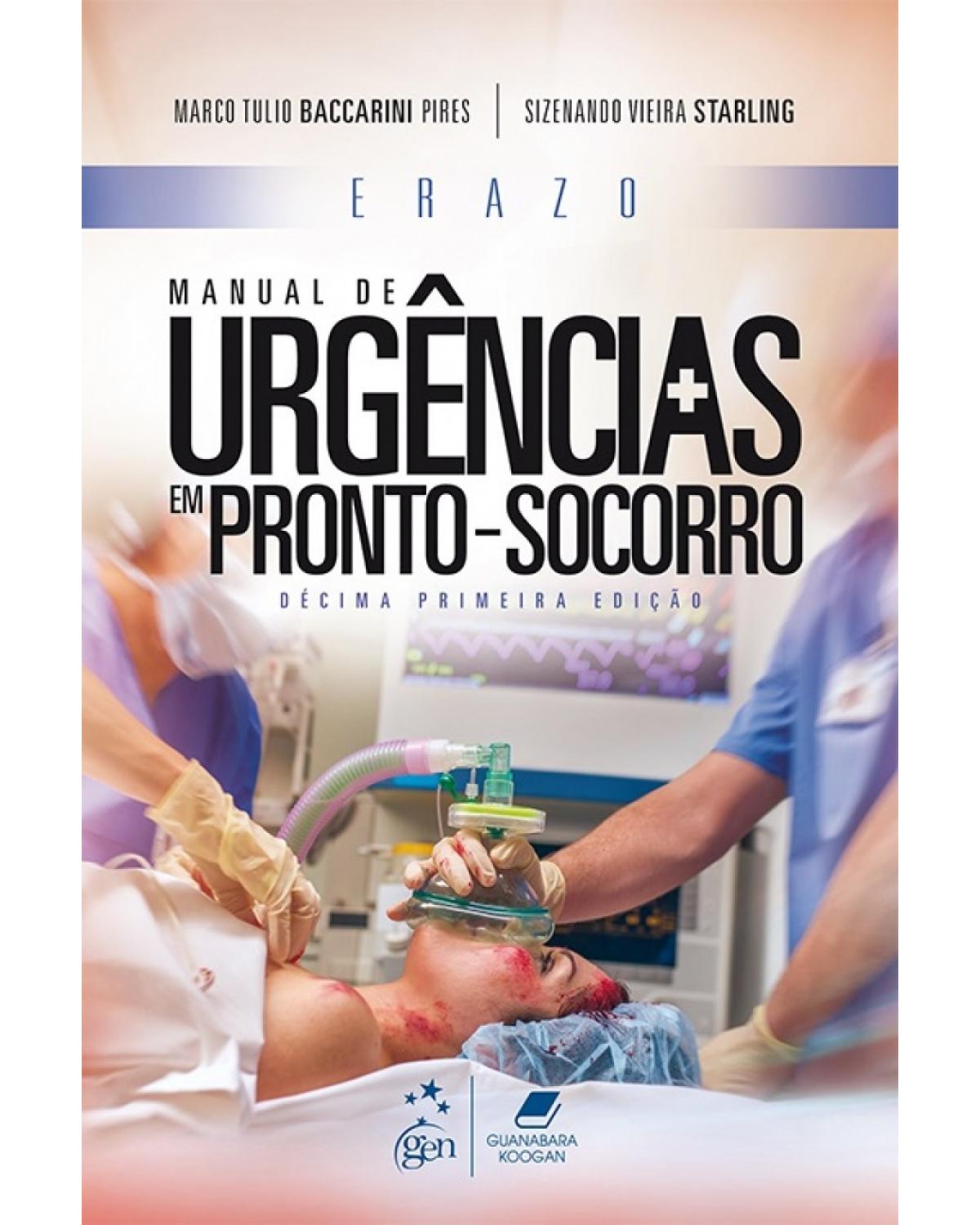 Erazo - Manual de urgências em pronto-socorro - 11ª Edição | 2017