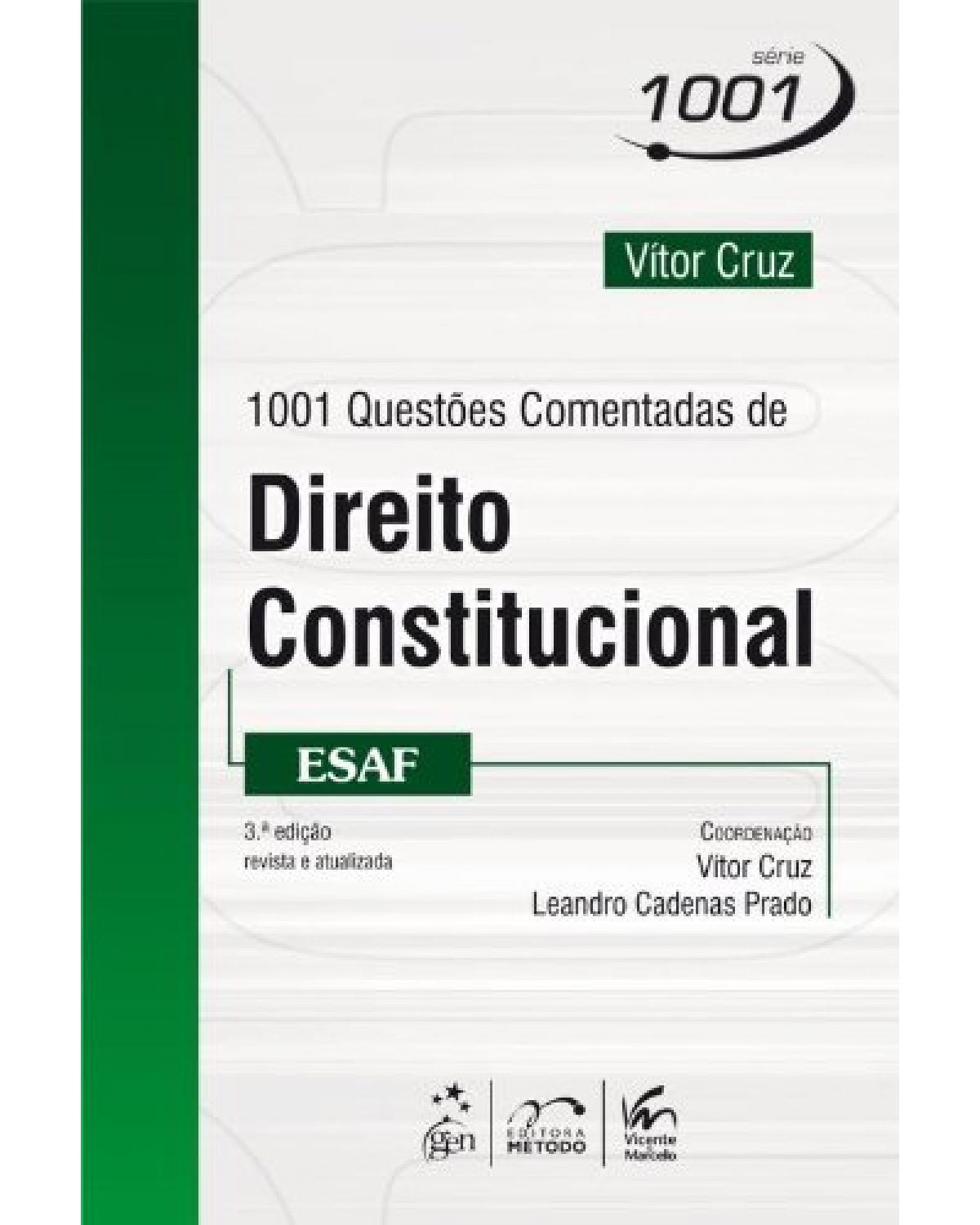 1001 questões comentadas de direito constitucional - ESAF - 3ª Edição | 2014