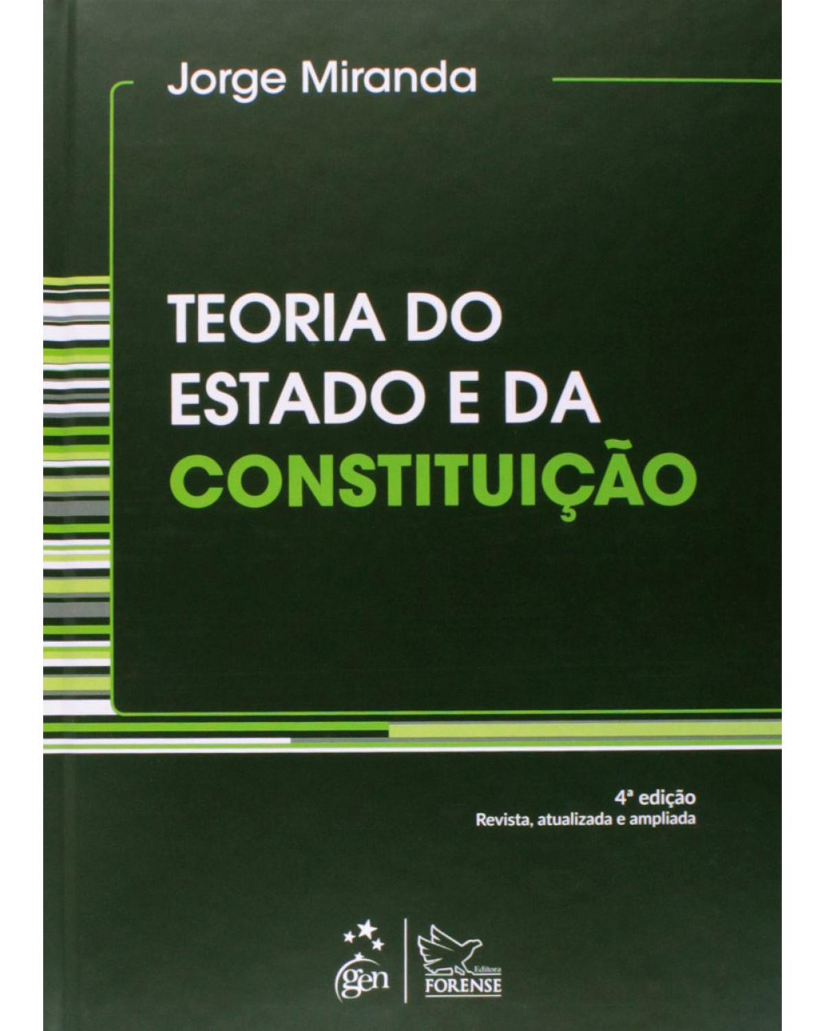 Teoria do estado e da constituição - 4ª Edição | 2015