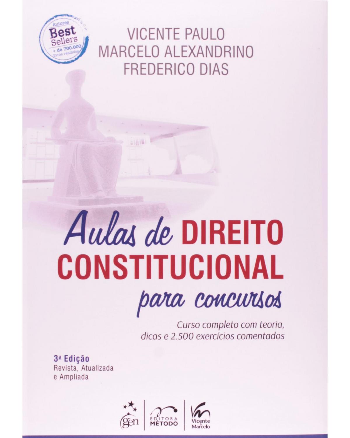 Aulas de direito constitucional para concursos - 3ª Edição | 2014