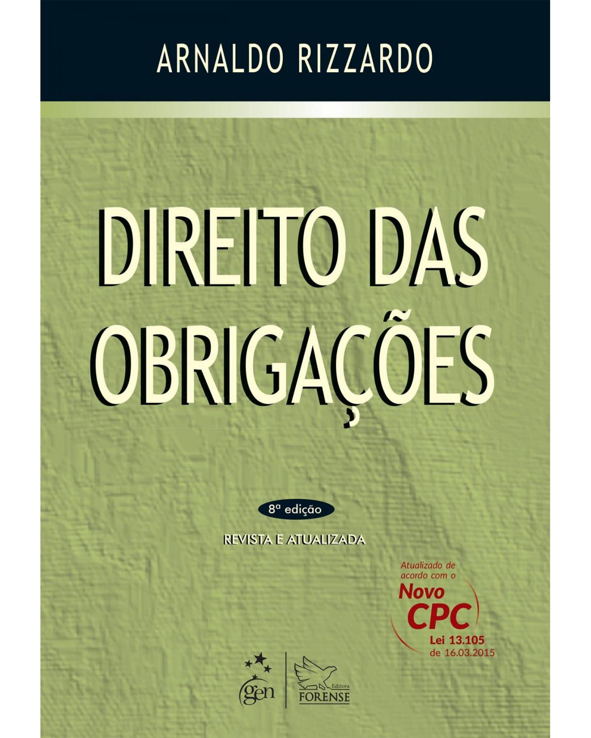 Direito das obrigações - 8ª Edição | 2015