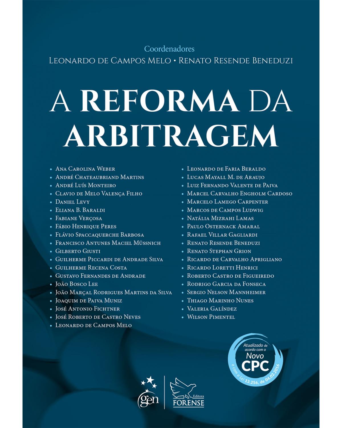 A reforma da arbitragem - 1ª Edição | 2016
