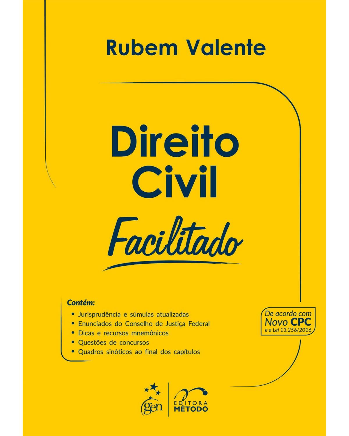 Direito civil facilitado - 1ª Edição | 2017