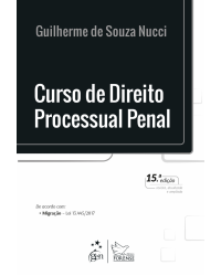 Curso de Direito Processual Penal - 15ª Edição | 2018