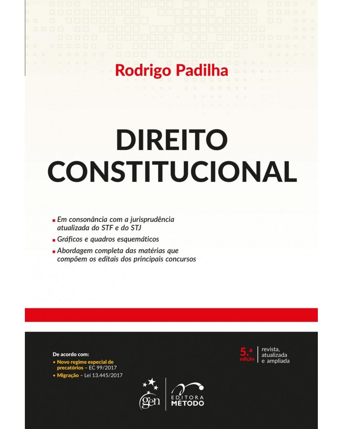 Direito constitucional - 5ª Edição | 2018