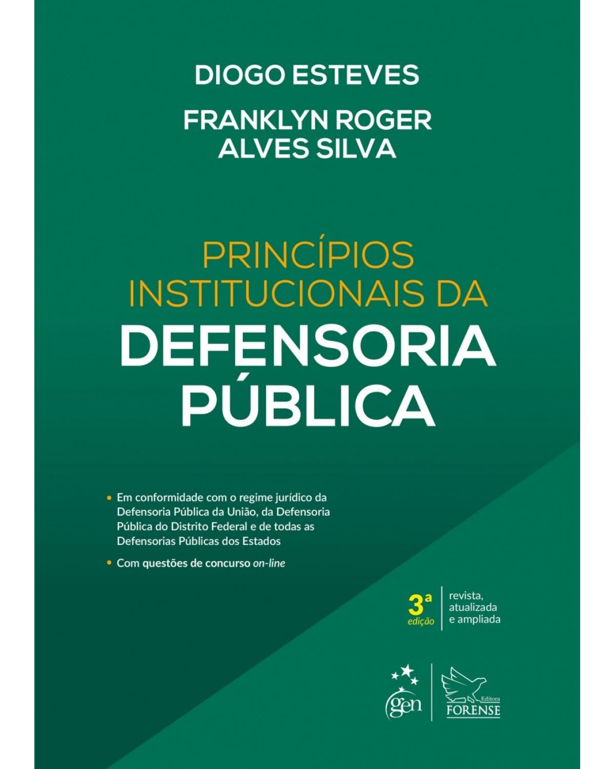 Princípios institucionais da defensoria pública - 3ª Edição | 2018