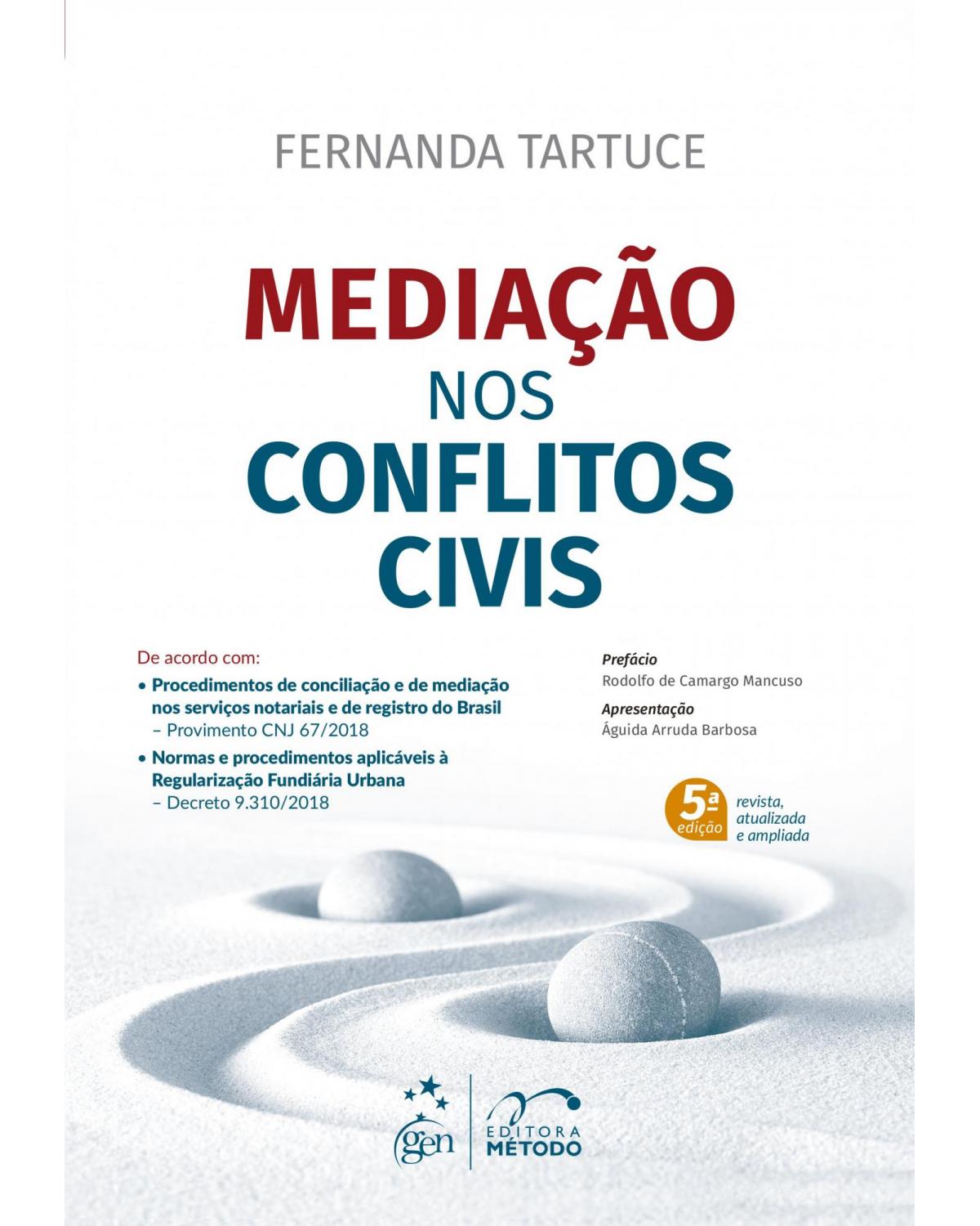 Mediação nos conflitos civis - 5ª Edição | 2019