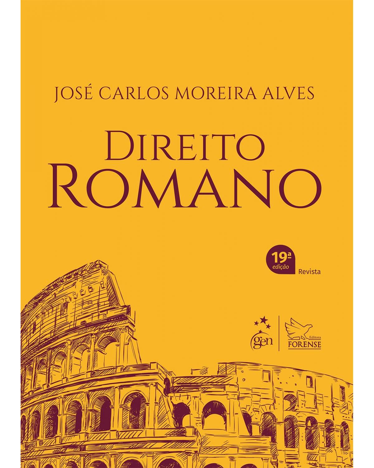 Direito romano - 19ª Edição | 2019