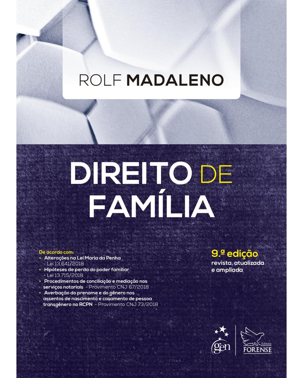 Direito de família - 9ª Edição | 2019