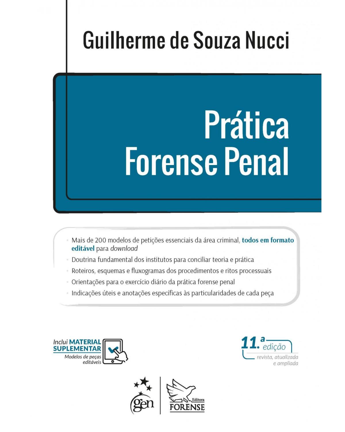 Prática Forense Penal - 11ª Edição | 2019