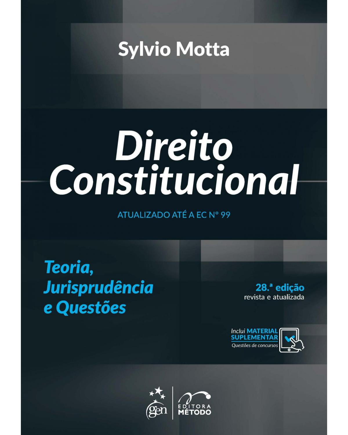 Direito constitucional - 28ª Edição | 2019