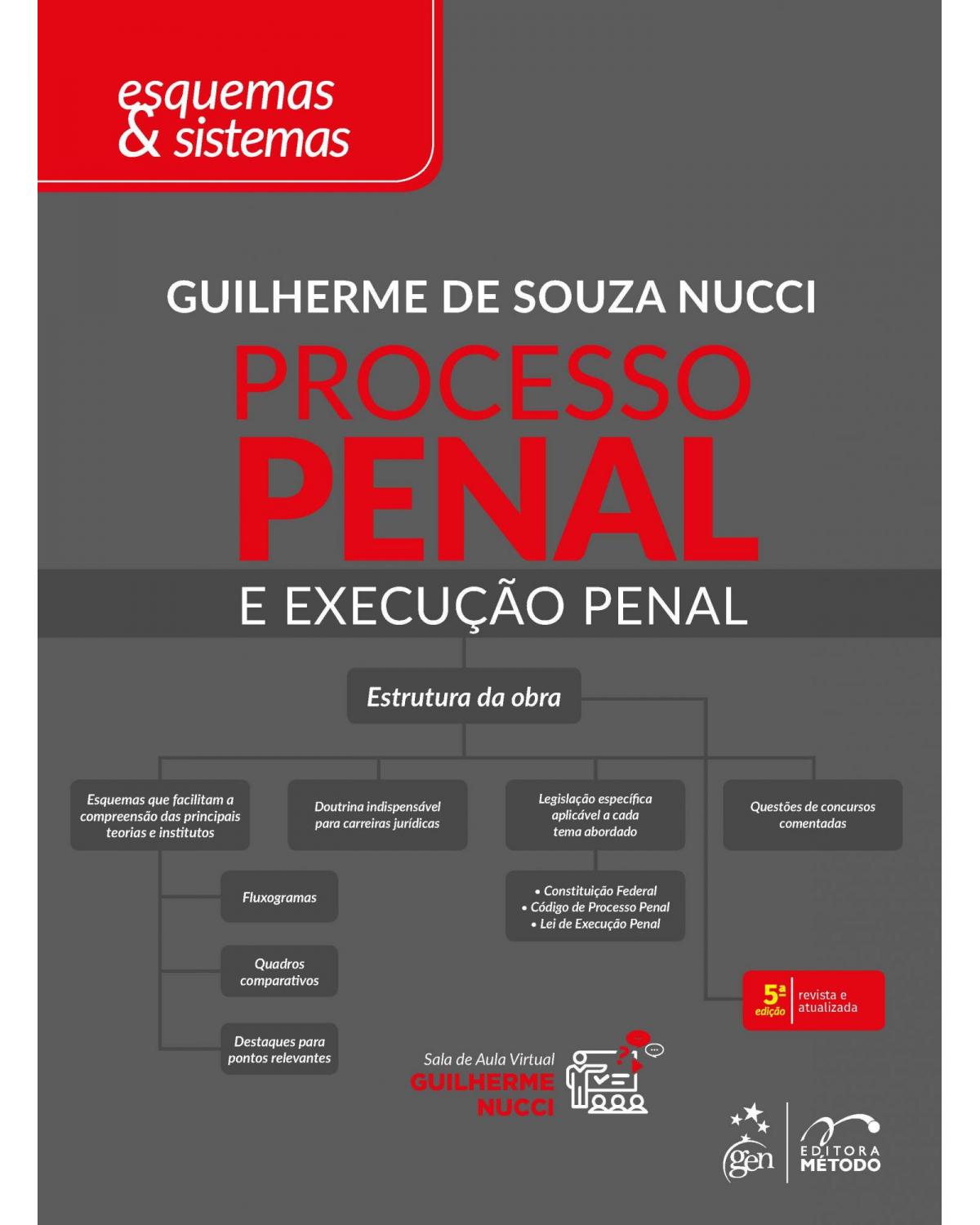 Processo Penal e Execução Penal - Esquemas & Sistemas - 5ª Edição | 2019
