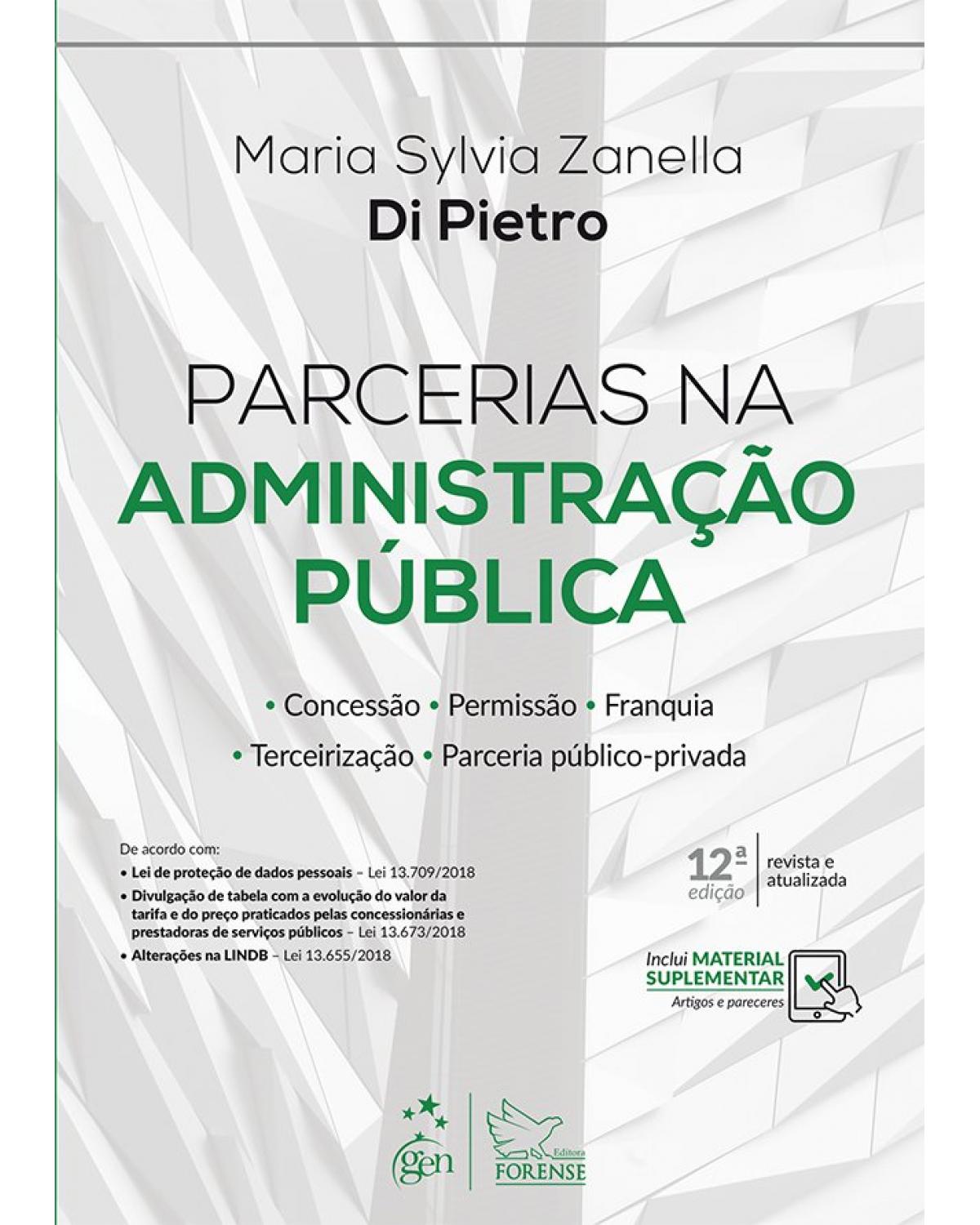 Parcerias na administração pública - 12ª Edição | 2019