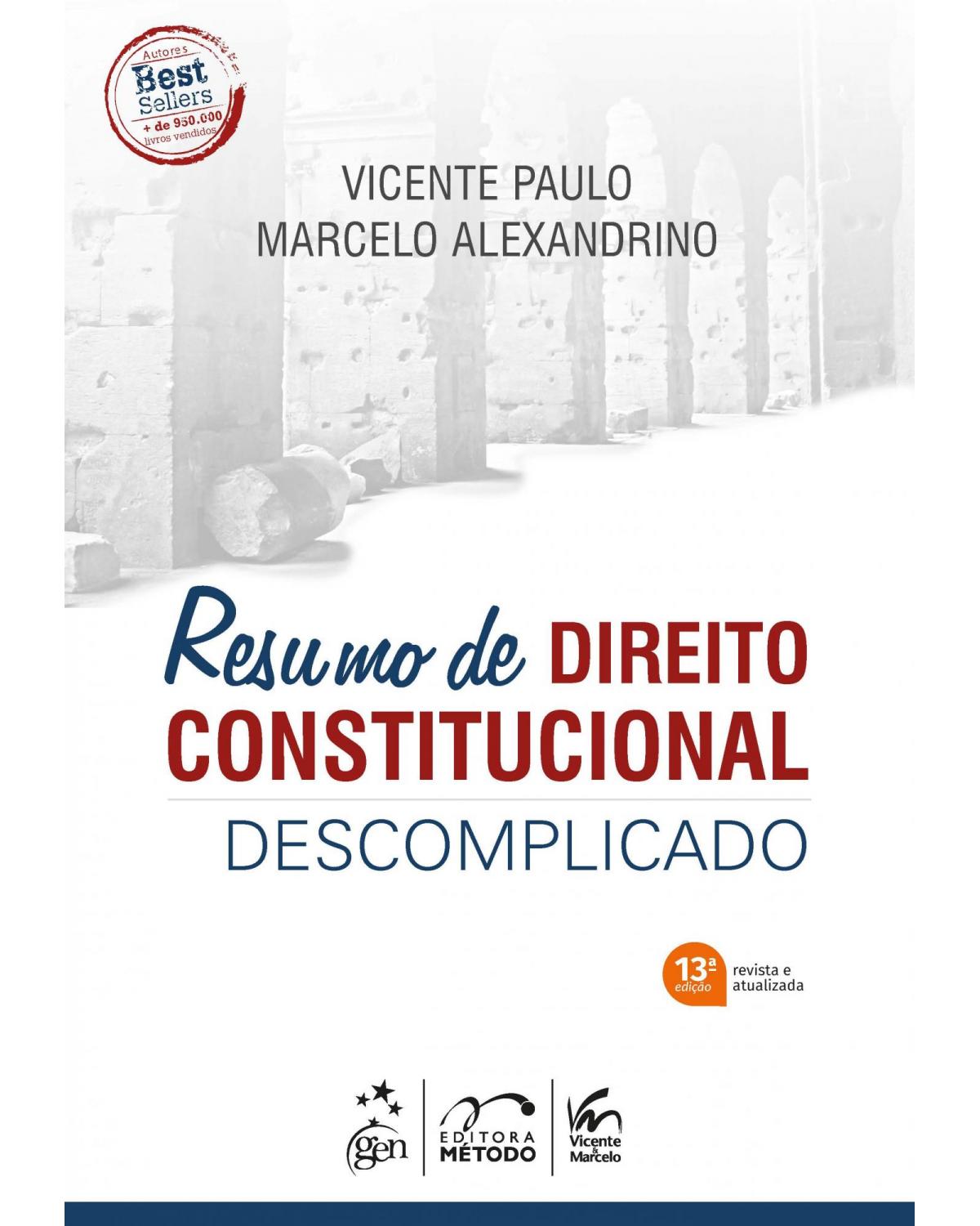 Resumo de Direito Constitucional Descomplicado - 13ª Edição | 2019