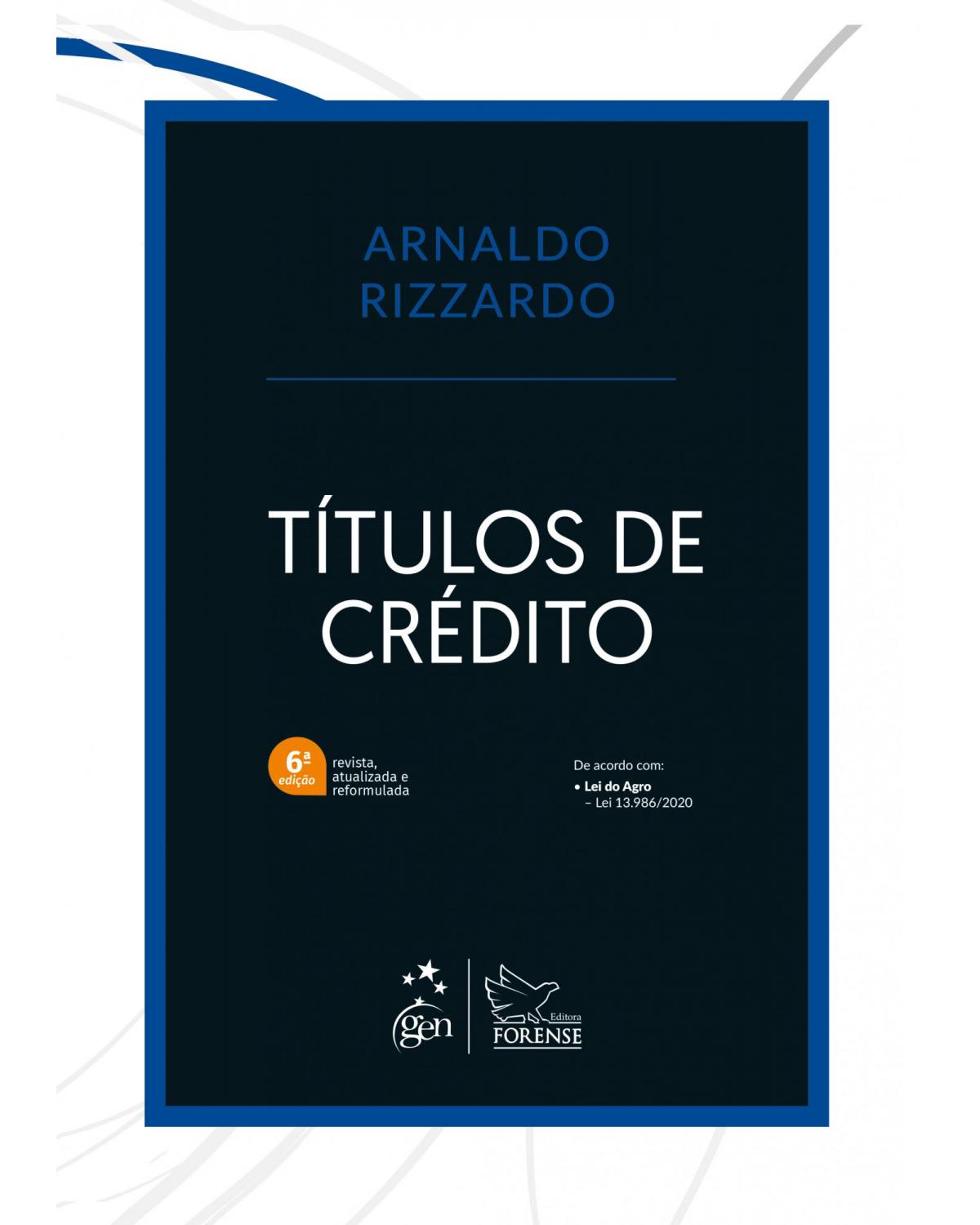 Títulos de crédito - 6ª Edição | 2021