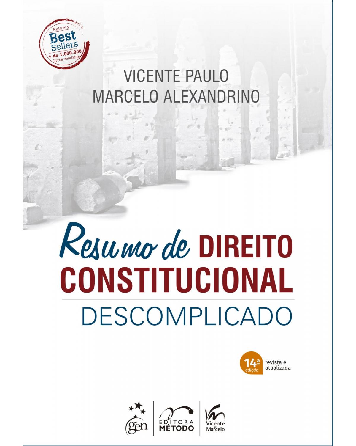 Resumo de Direito Constitucional Descomplicado - 14ª Edição | 2020