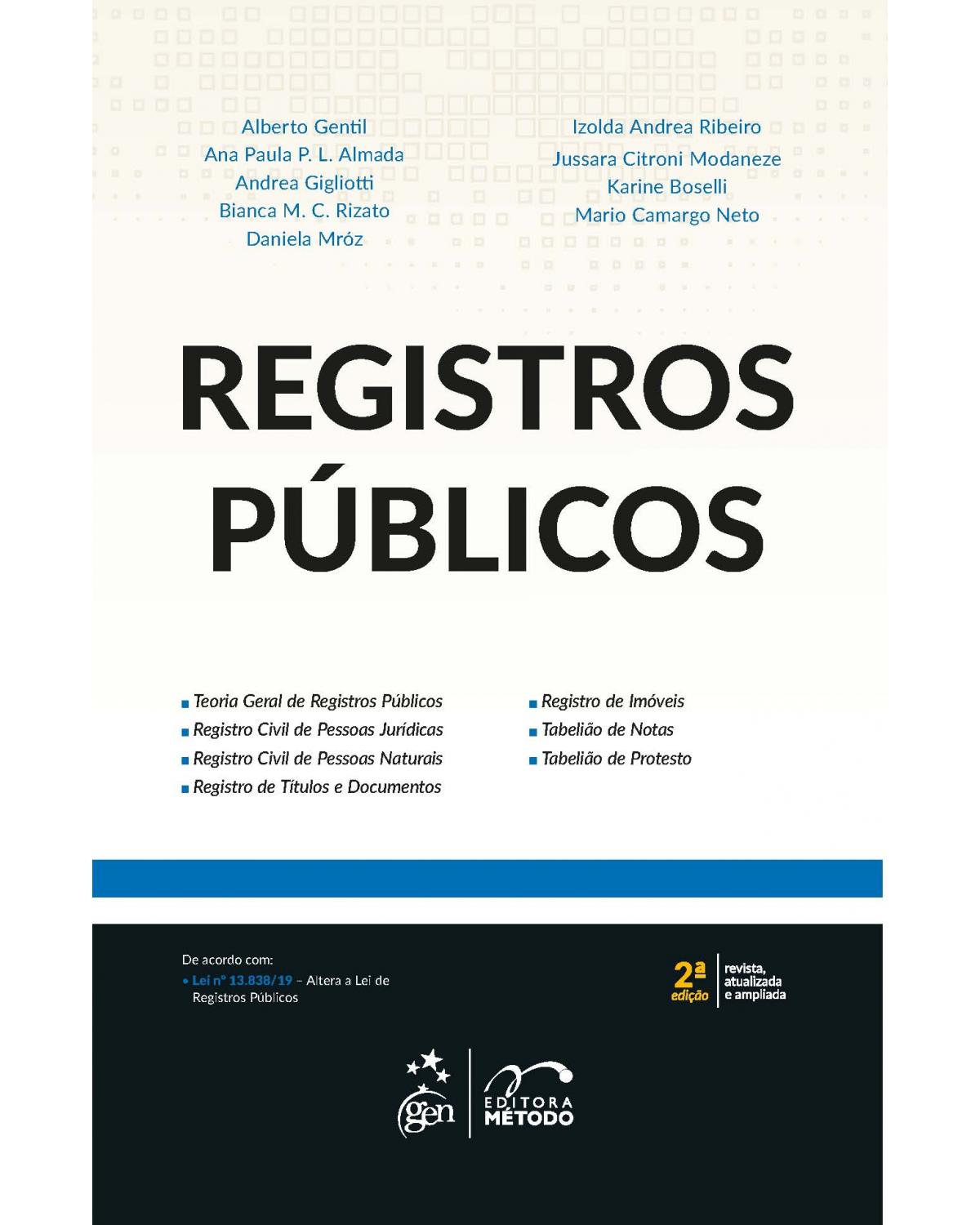 Registros públicos - 2ª Edição | 2021