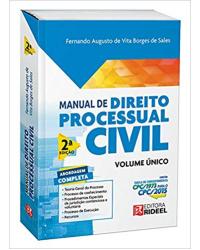 Manual de direito processual civil - Volume único - 2ª Edição