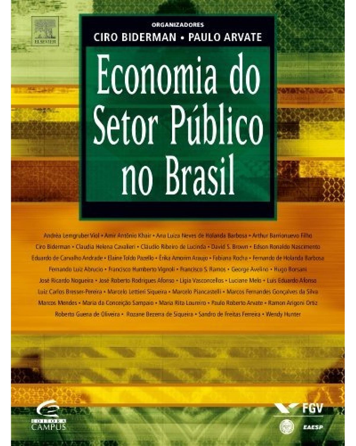 Economia do setor público no Brasil - 1ª Edição | 2005