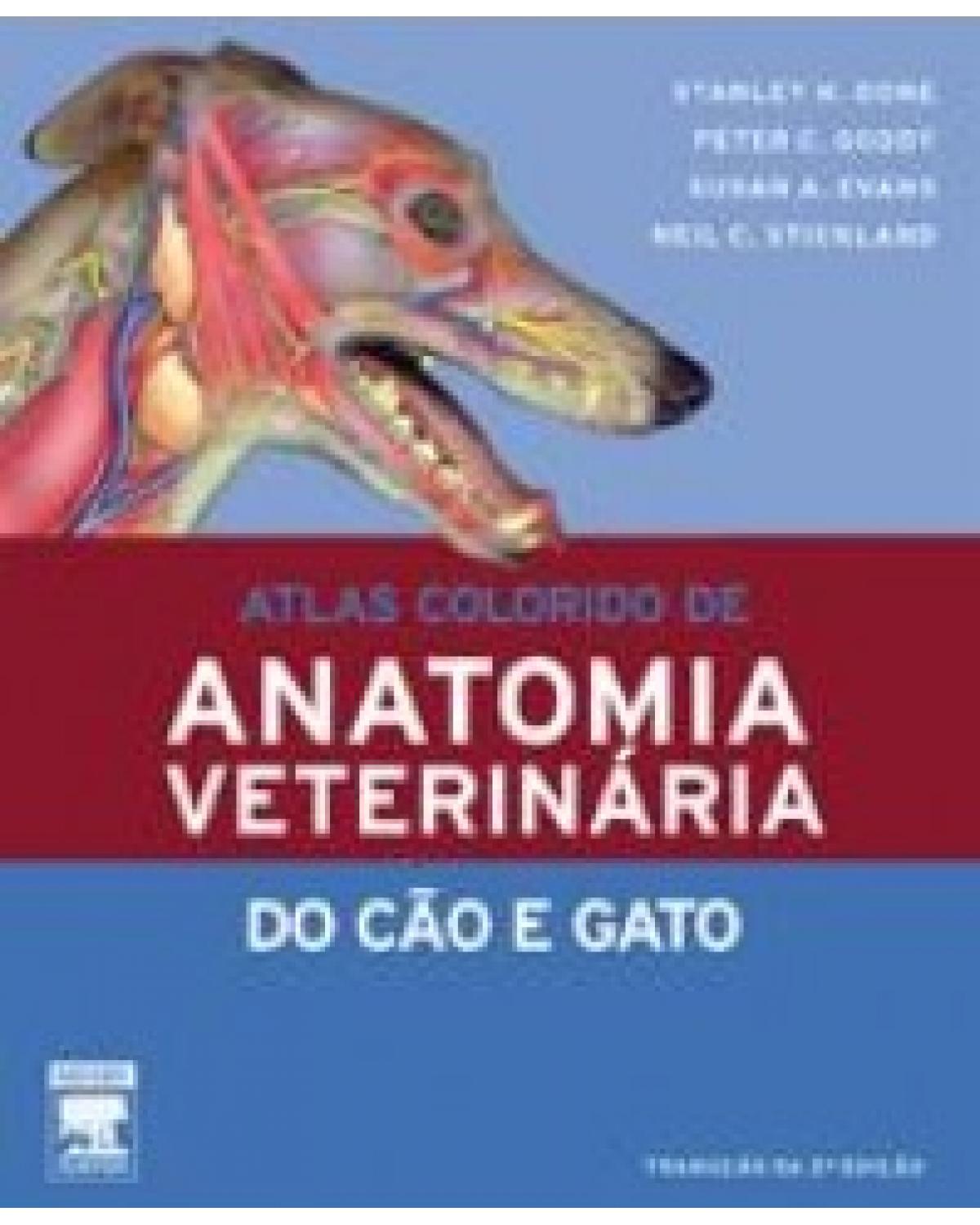 Atlas colorido de anatomia veterinária do cão e gato - 2ª Edição | 2010