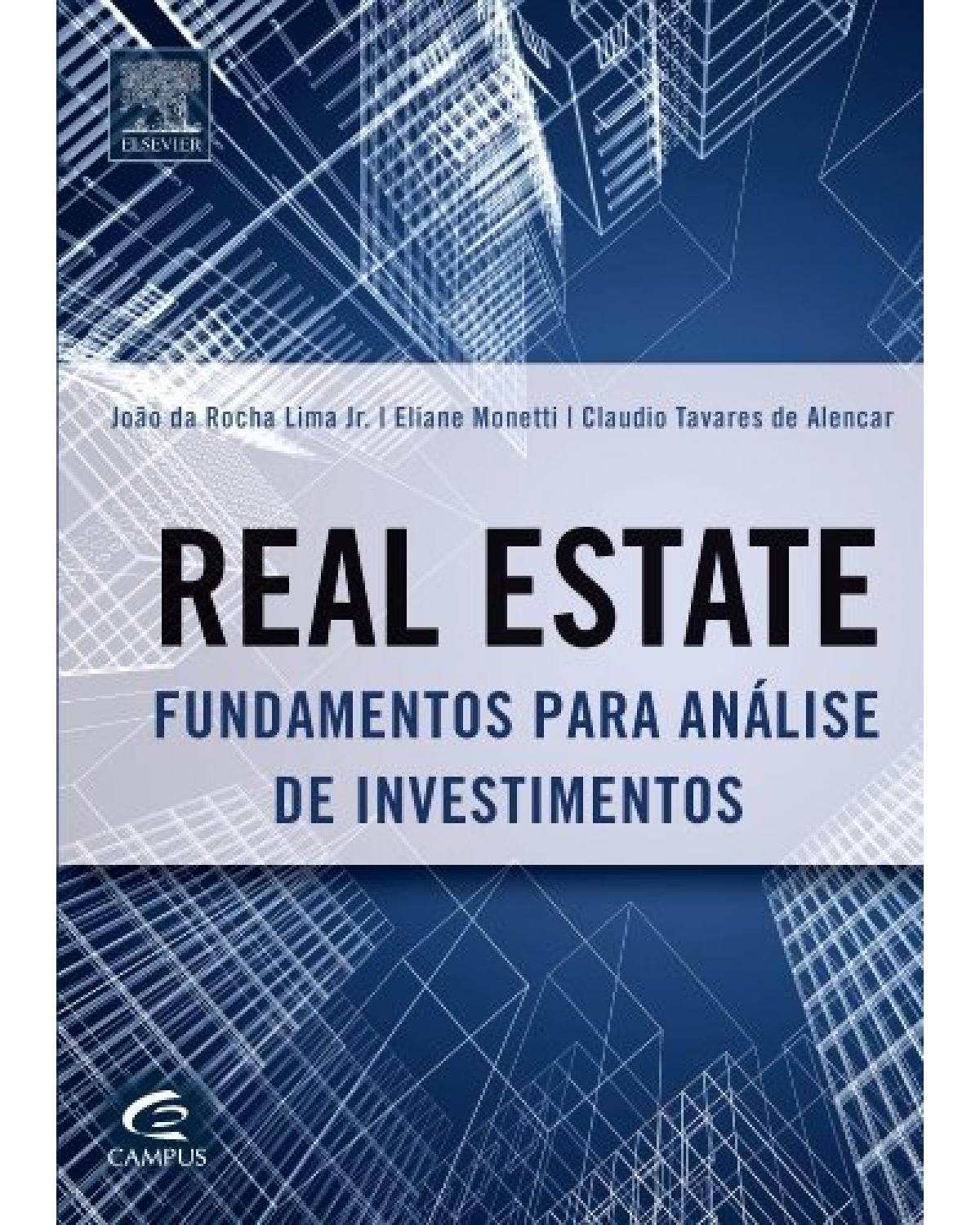 Real estate - fundamentos para análise de investimentos - 1ª Edição | 2010