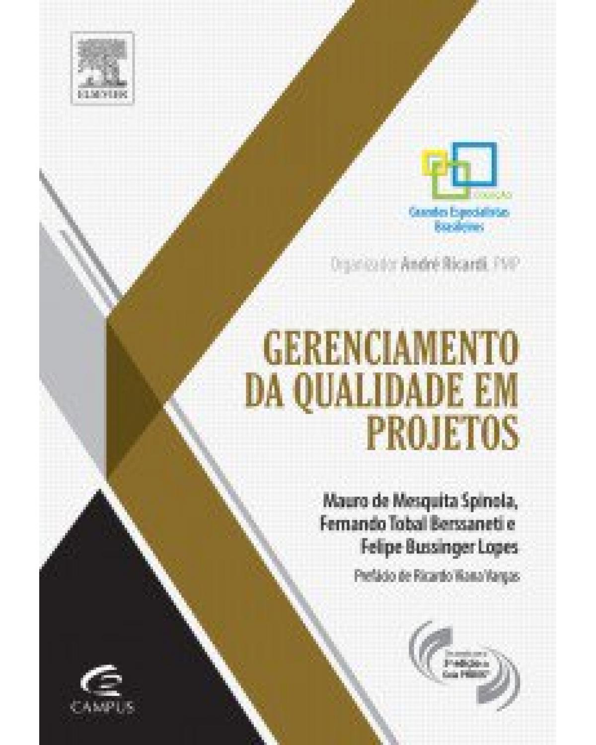 Gerenciamento de qualidade em projetos - 1ª Edição | 2013