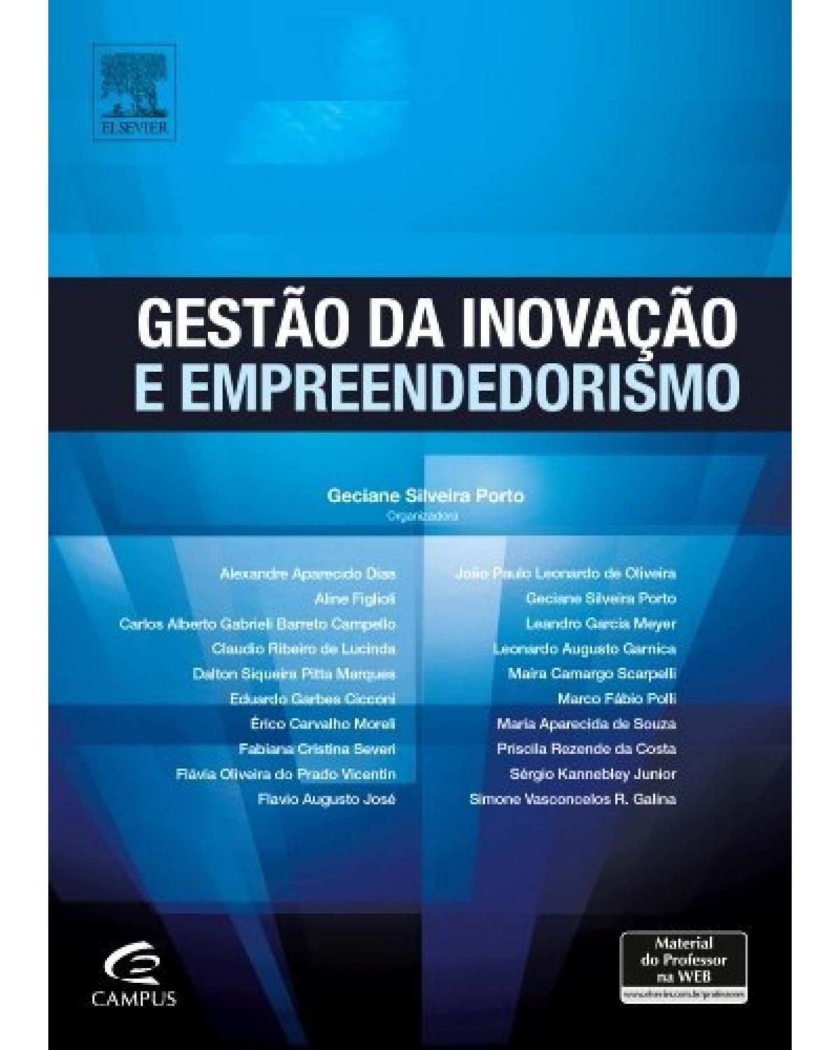 Gestão da inovação e empreendedorismo - 1ª Edição | 2013