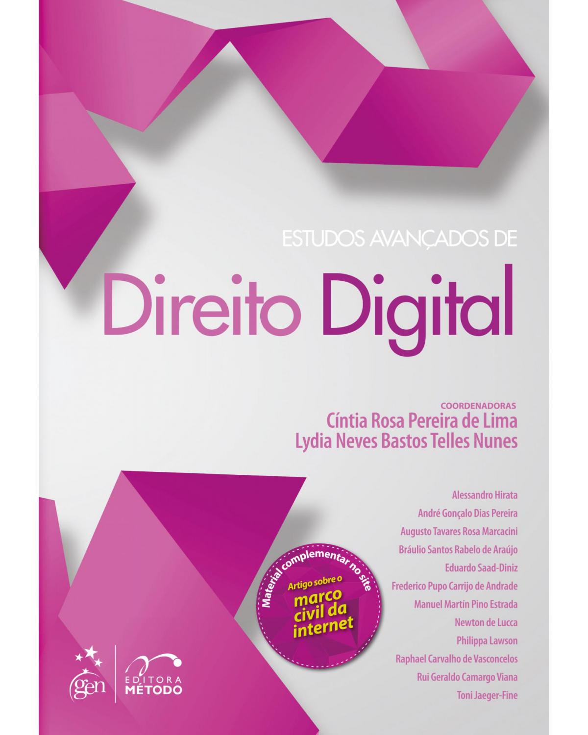 Estudos avançados de direito digital - 1ª Edição | 2014