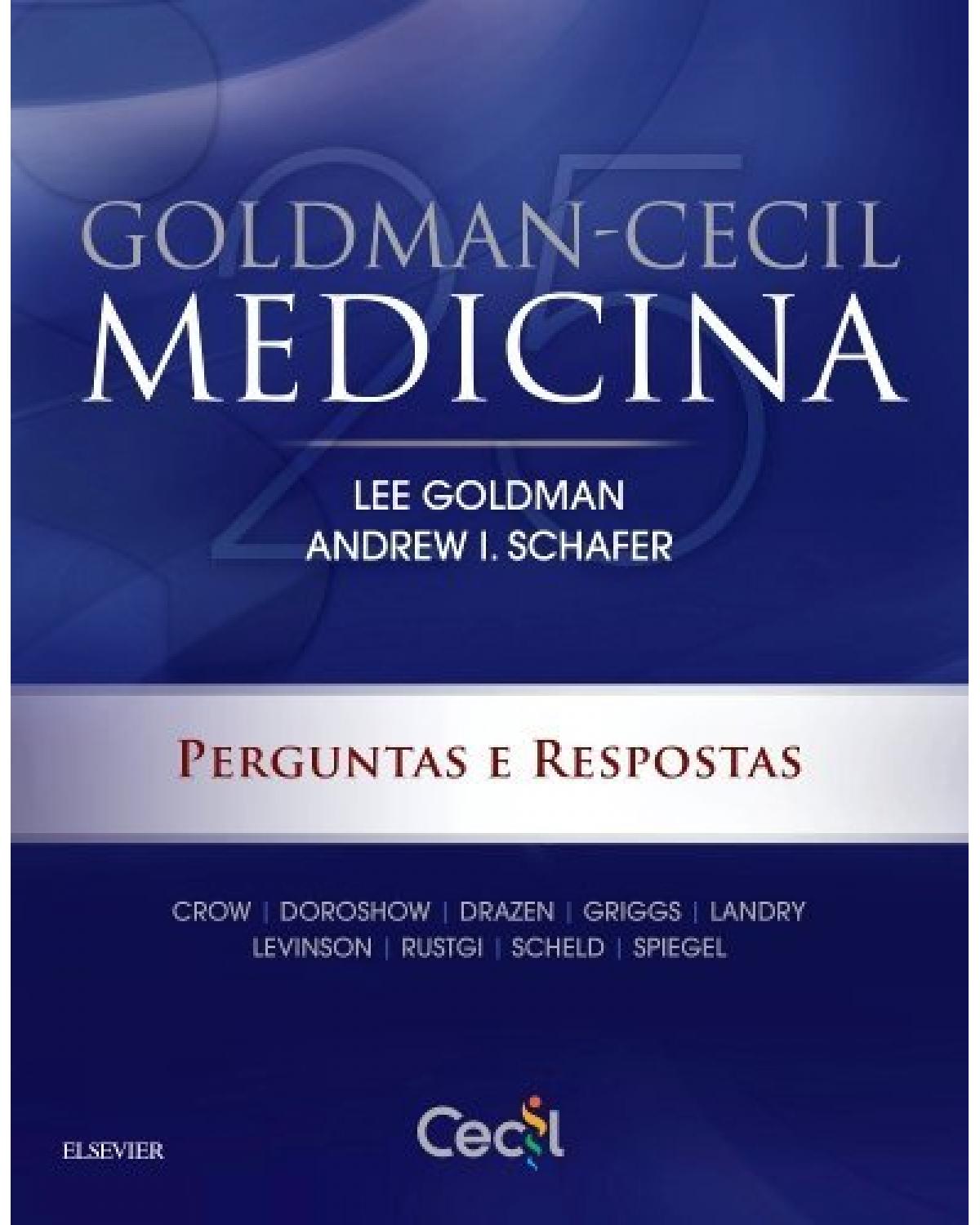 Goldman-Cecil - Medicina - perguntas e respostas - 25ª Edição | 2018