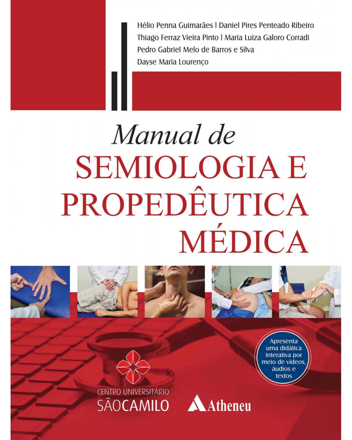 Manual de semiologia e propedêutica médica - 1ª Edição | 2018