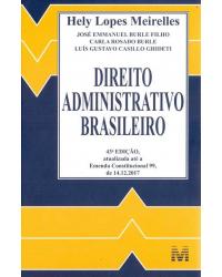 Direito administrativo brasileiro - 43ª Edição