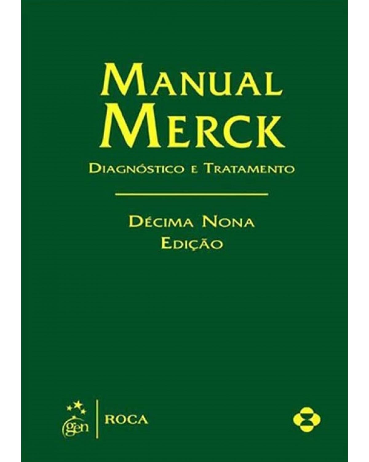 Manual Merck - Diagnóstico e tratamento - 19ª Edição | 2014