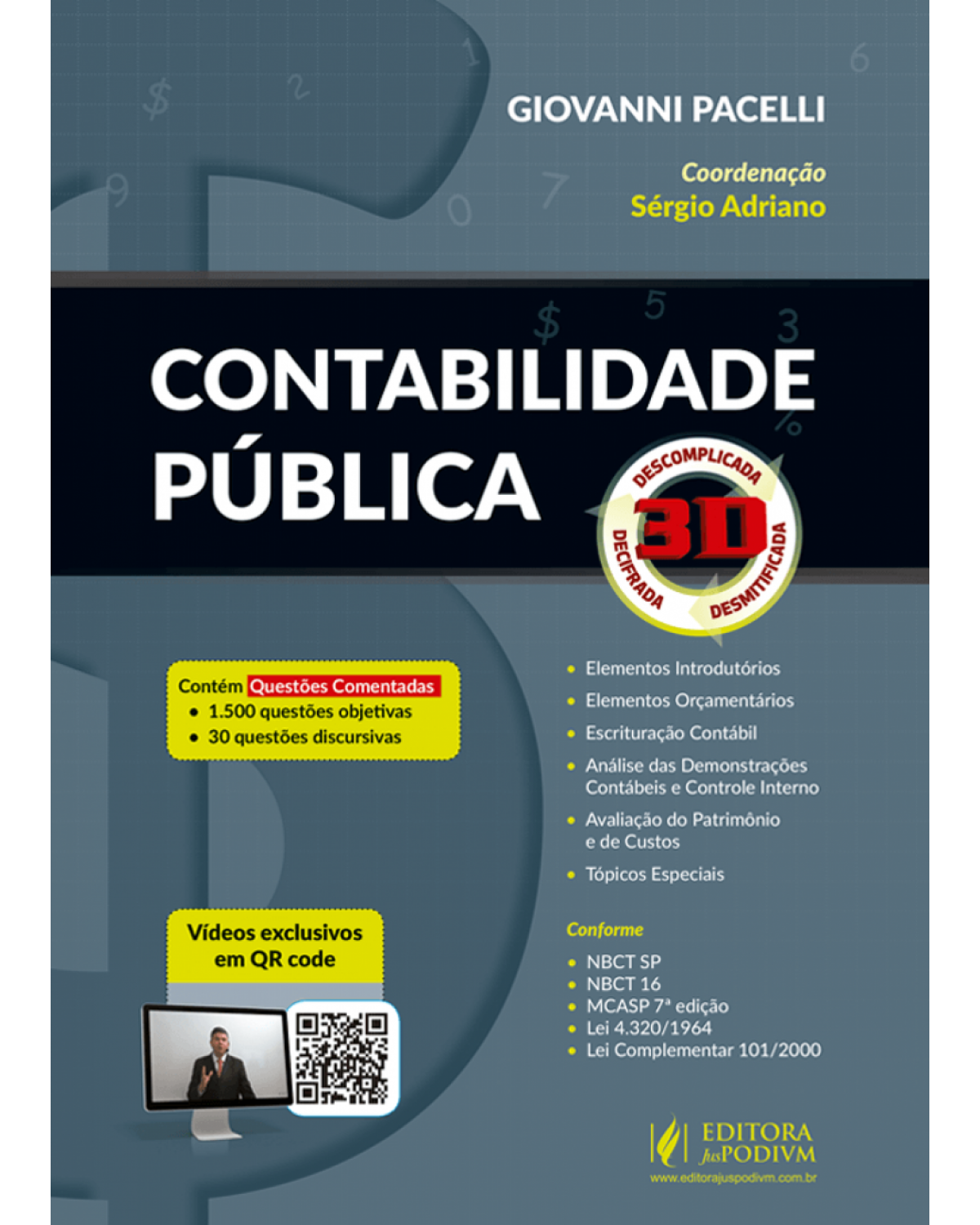 Contabilidade pública 3D - 1ª Edição | 2018