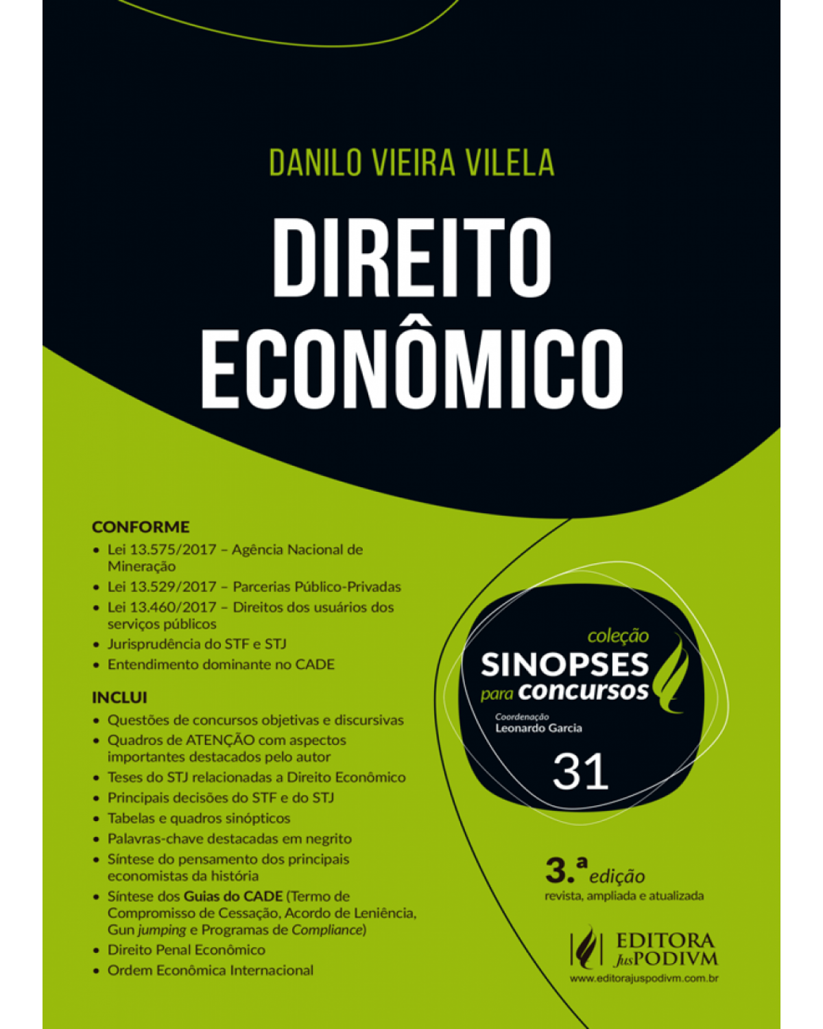 Direito econômico - Volume 31:  - 3ª Edição | 2018