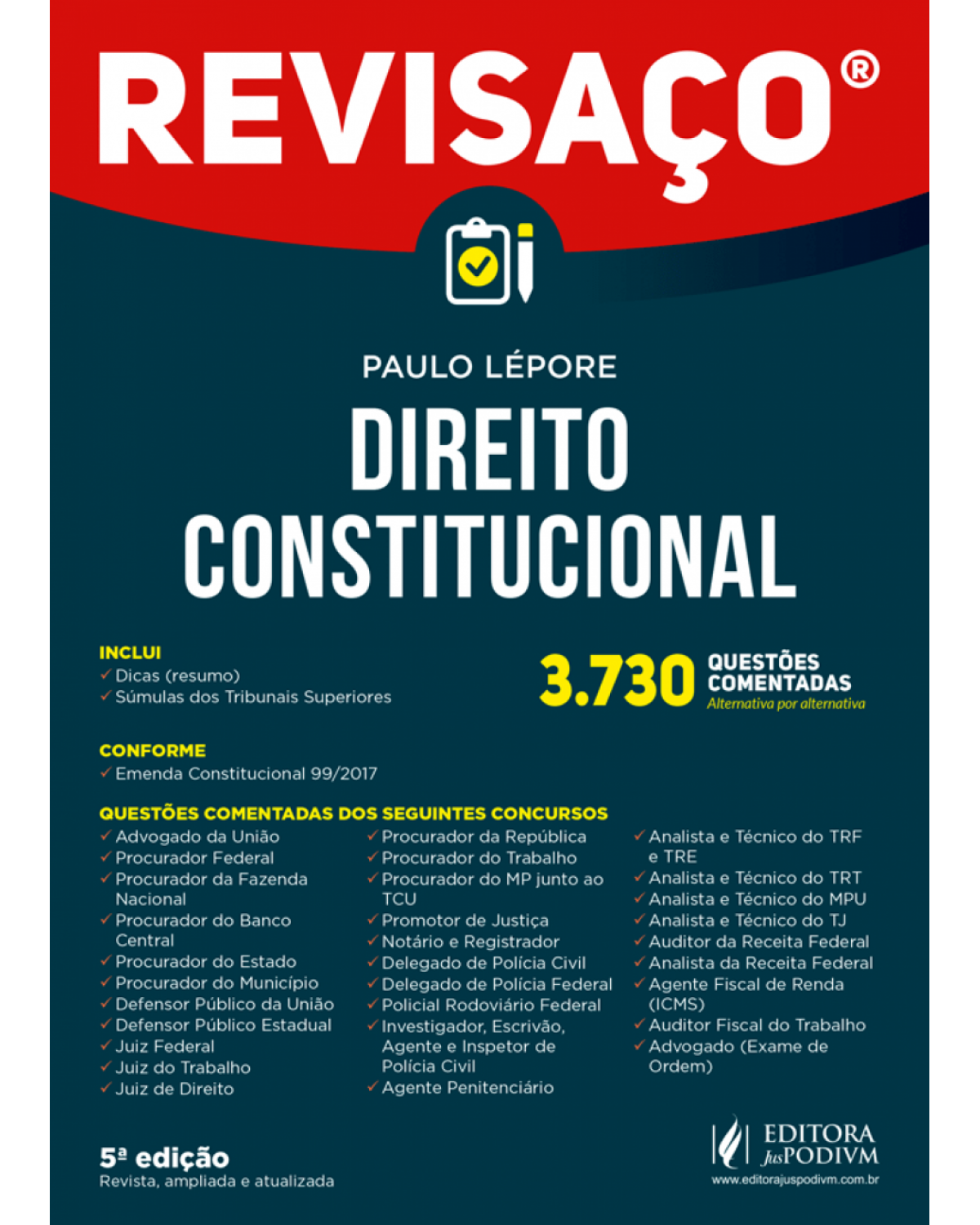 Direito constitucional - 5ª Edição | 2018