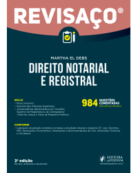 Direito notarial e registral - 984 questões comentadas, alternativa por alternativa - 3ª Edição | 2018