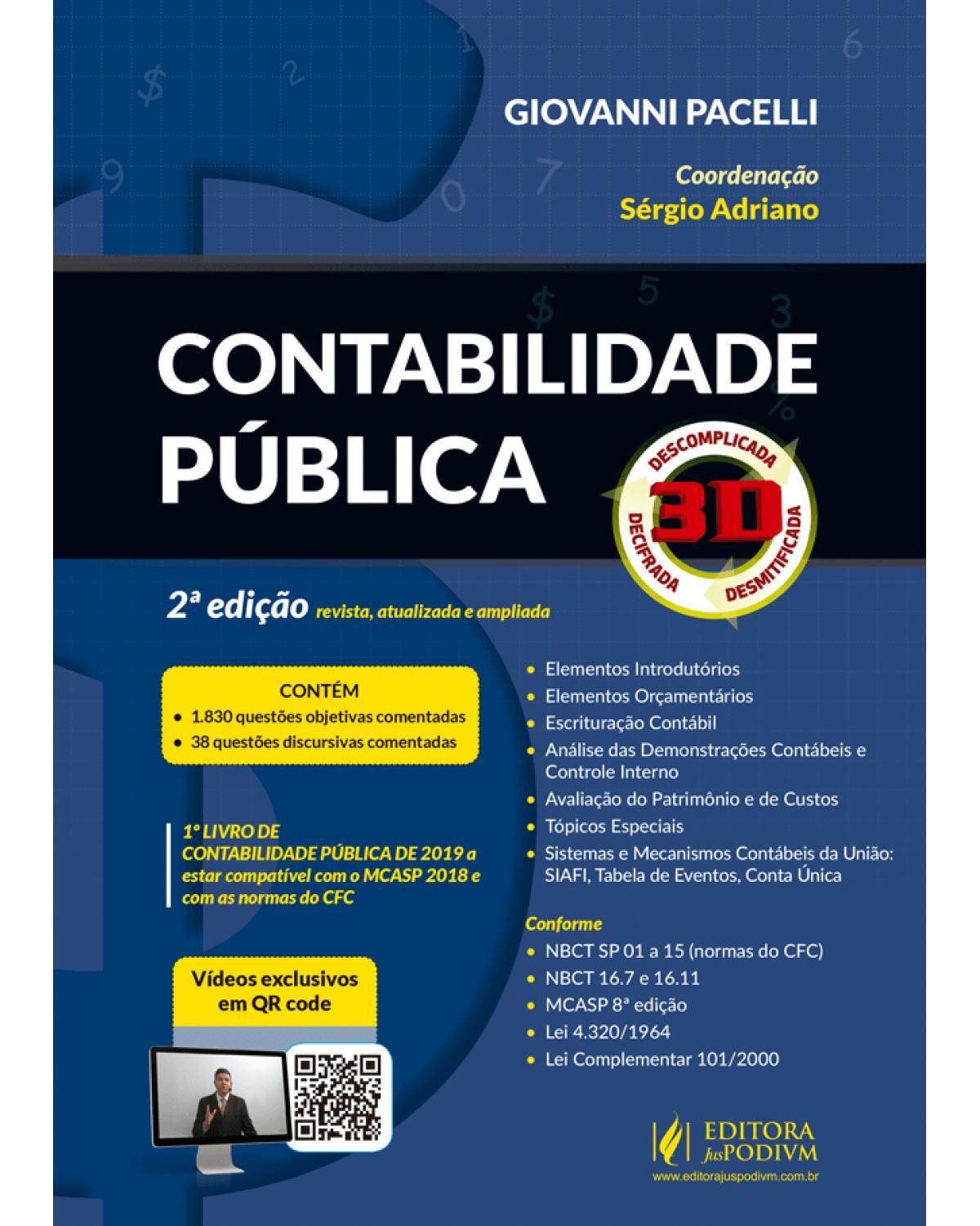 Contabilidade pública 3D - 2ª Edição | 2019