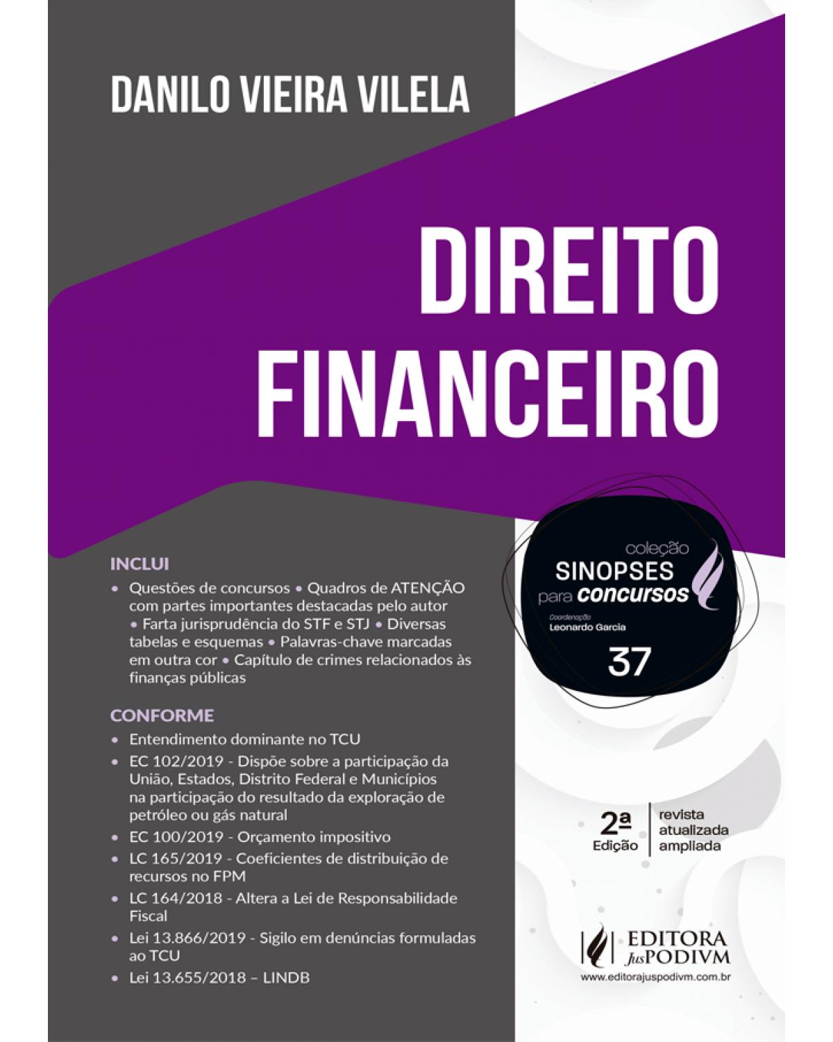 Direito financeiro - 2ª Edição | 2019