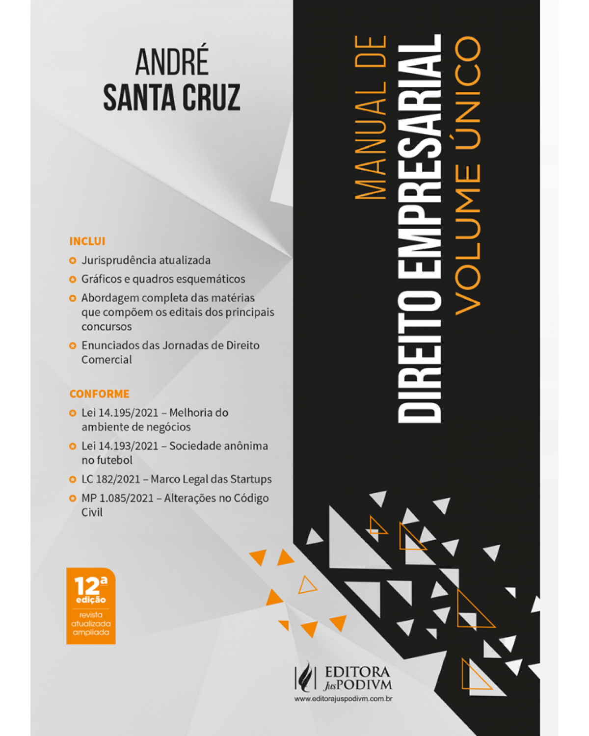 Manual de direito empresarial - Volume único - 12ª Edição | 2022