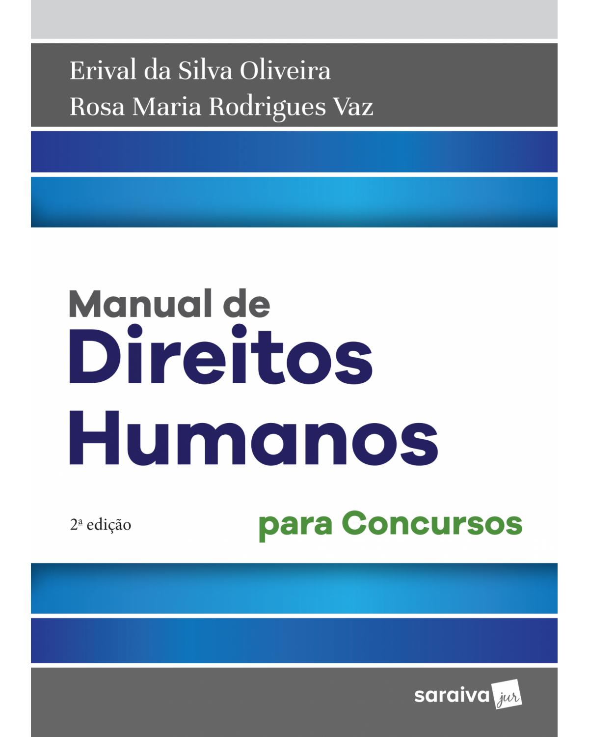 Manual de direitos humanos - para concursos - 2ª Edição | 2018