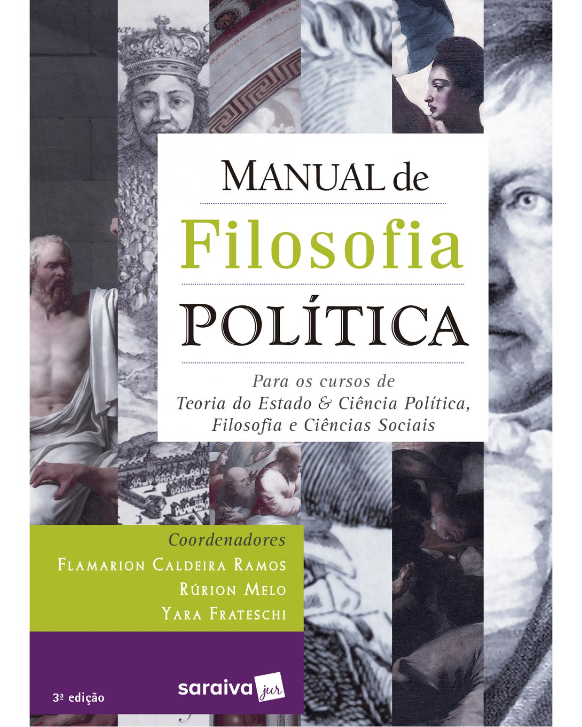 Manual de filosofia política - 3ª Edição | 2018