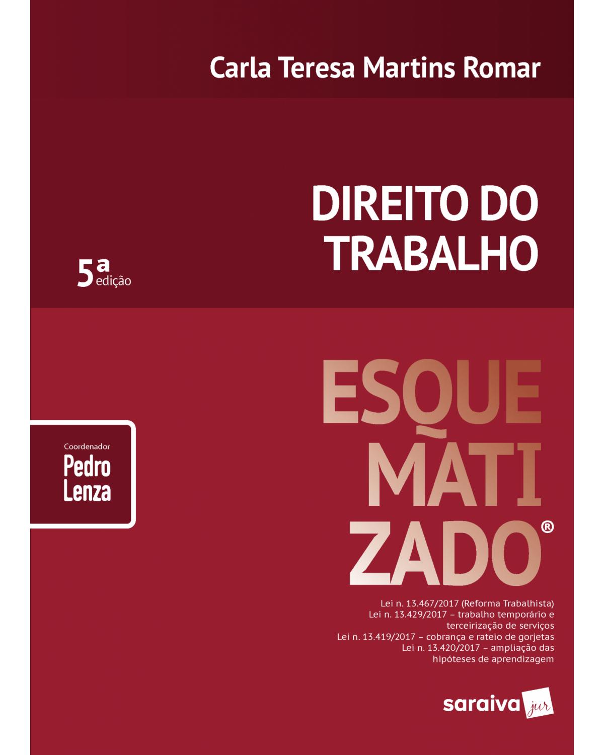 Direito do trabalho - 5ª Edição | 2018