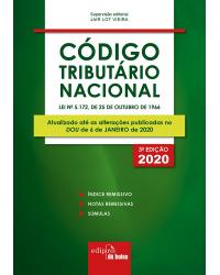 Código tributário nacional 2020 - Mini - 3ª Edição