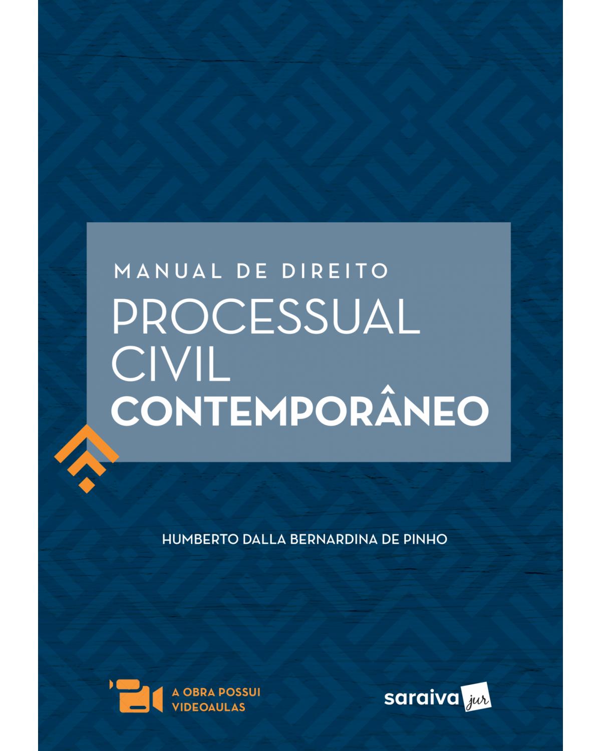 Manual de direito processual civil contemporâneo - 1ª Edição | 2019