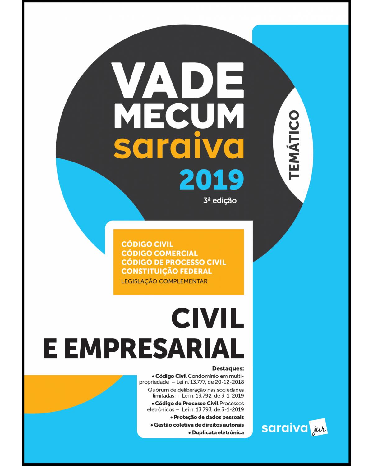 Vade mecum civil e empresarial - 3ª Edição | 2019