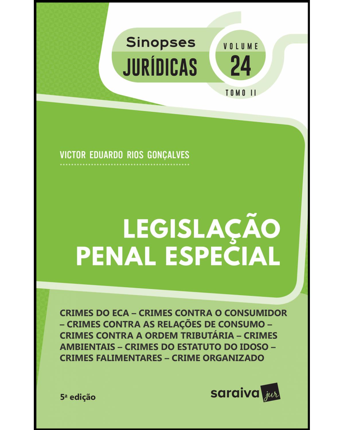 Legislação penal especial - Tomo II - 5ª Edição | 2019