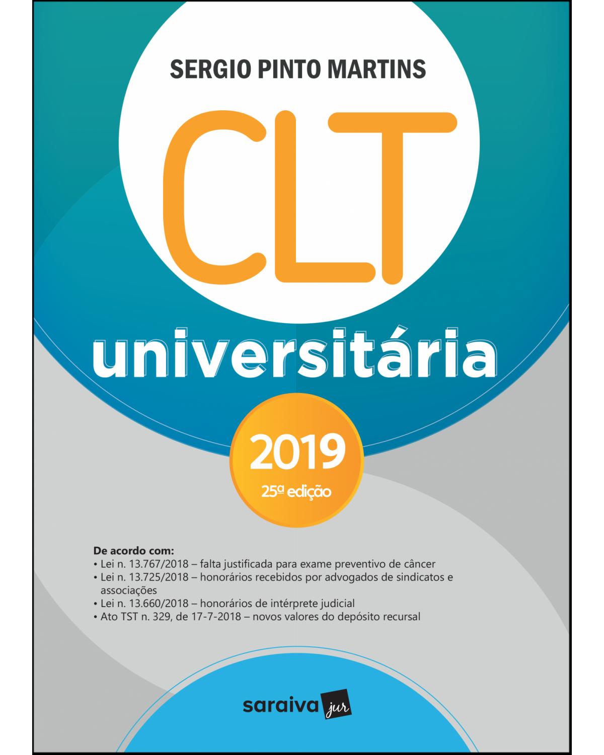 CLT universitária - 25ª Edição | 2018