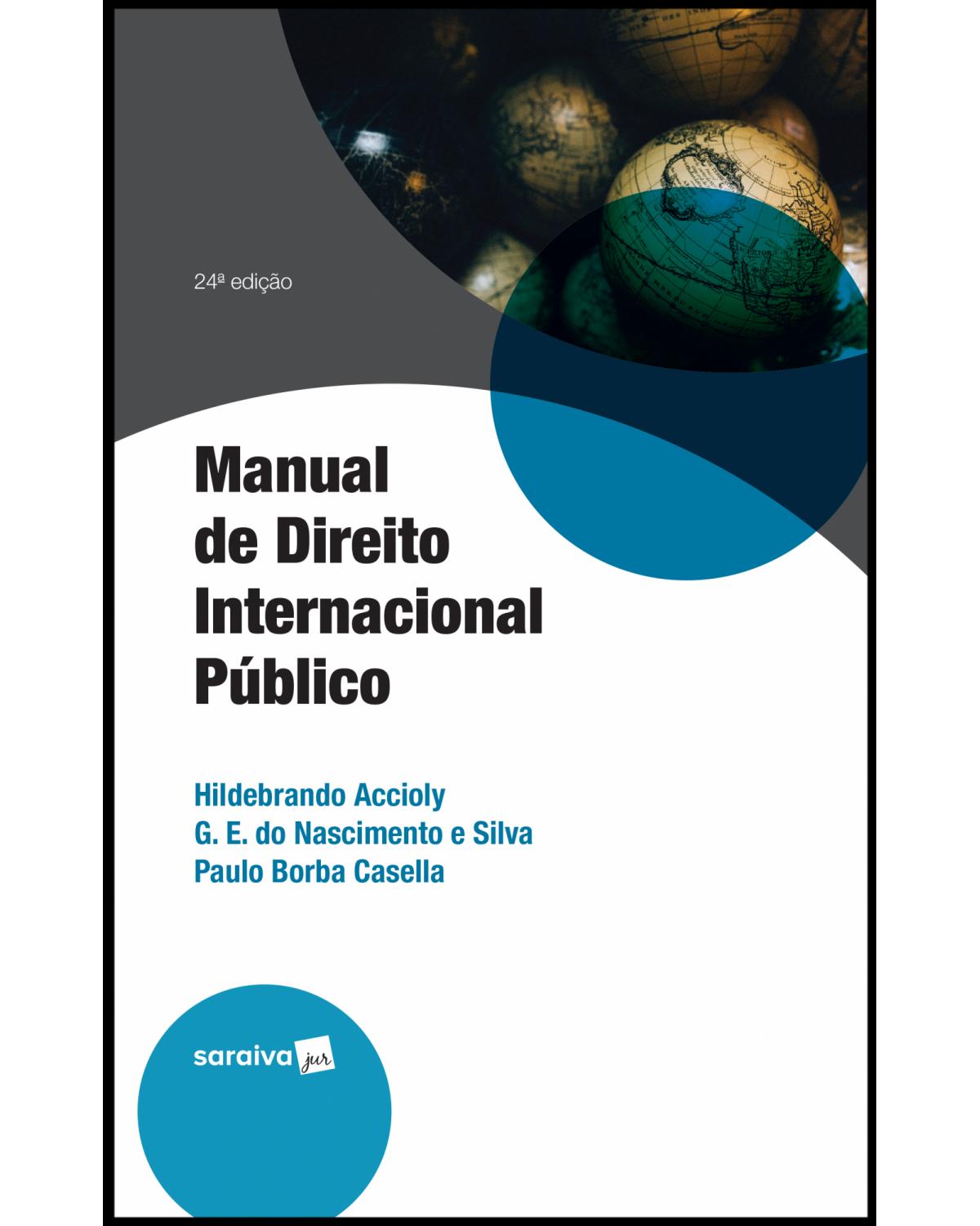 Manual de direito internacional público - 24ª Edição | 2018